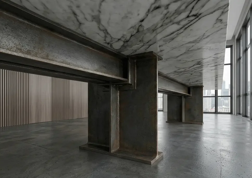 Мраморный стол в переговорную (4 м) — Фото 2