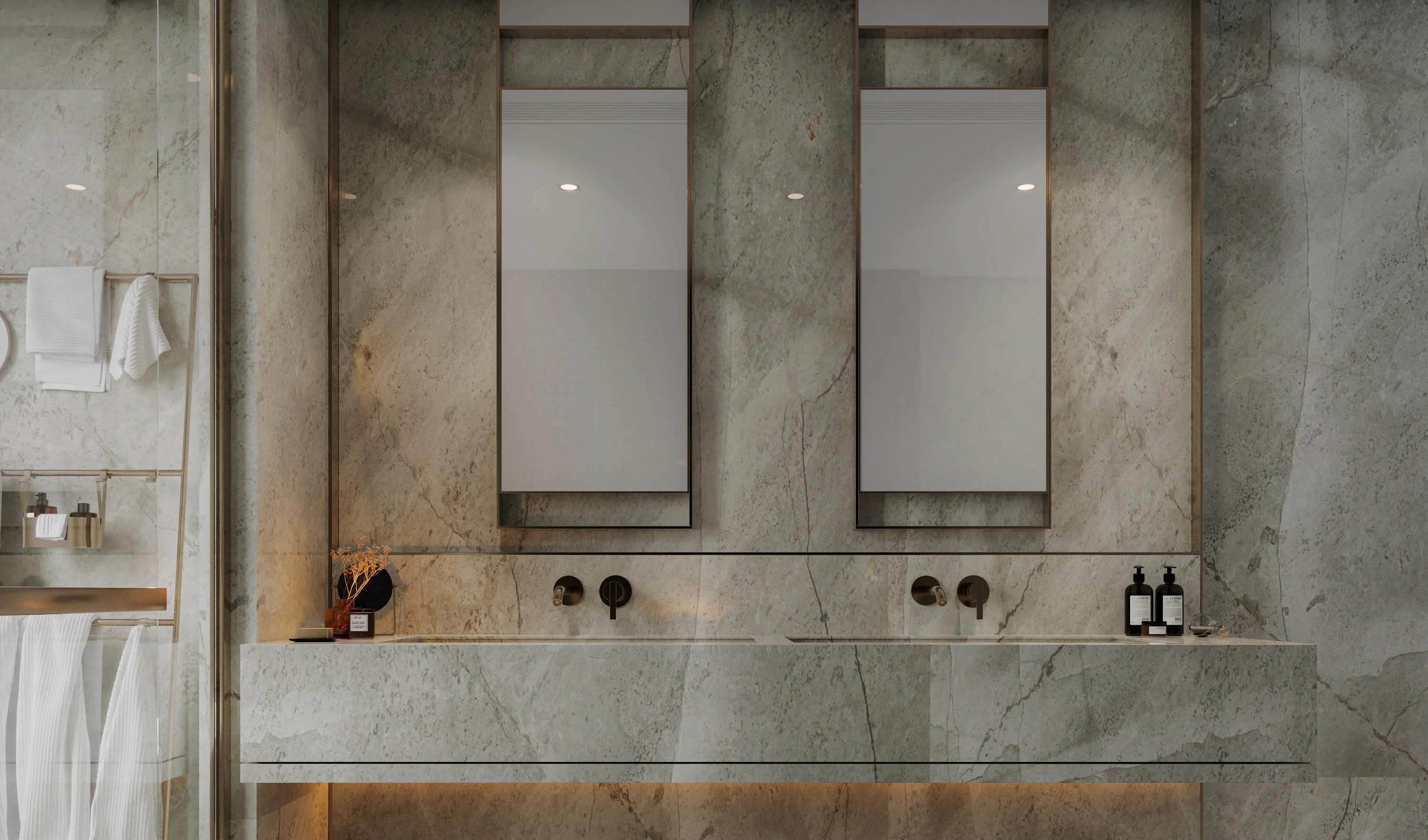 в интерьере ванной